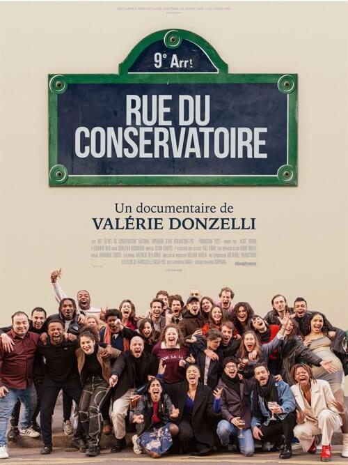 Affiche du film Rue du conservatoire (2024) de Valérie Donzelli. Voir Rue du conservatoire en streaming / torrent sur meilleurs-films.fr