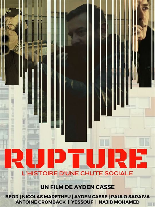 Affiche du court métrage Rupture (2025) de Ayden Casse. Voir Rupture en streaming / torrent sur meilleurs-films.fr