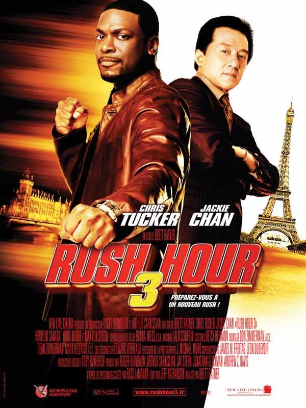 Affiche du film Rush Hour 3 (2007) de Brett Ratner Affiche du film Rush Hour 3 (2007) de Brett Ratner. Voir Rush Hour 3 en streaming / torrent sur meilleurs-films.fr