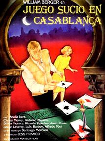 Affiche du film Sale jeu à Casablanca (1985) de Jesús Franco. Voir Sale jeu à Casablanca en streaming / torrent sur meilleurs-films.fr