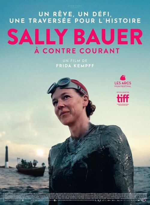 Affiche du film Sally Bauer, à contre-courant (2025) de Frida Kempff. Voir Sally Bauer, à contre-courant en streaming / torrent sur meilleurs-films.fr