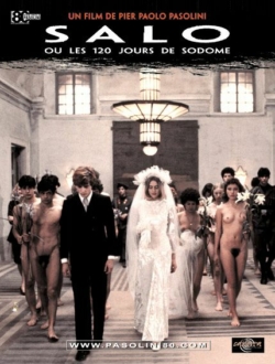 Affiche du film Salo ou les 120 journées de Sodome (1976) de Pier Paolo Pasolini.