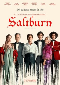 Affiche du film Saltburn (2023) de Emerald Fennell.