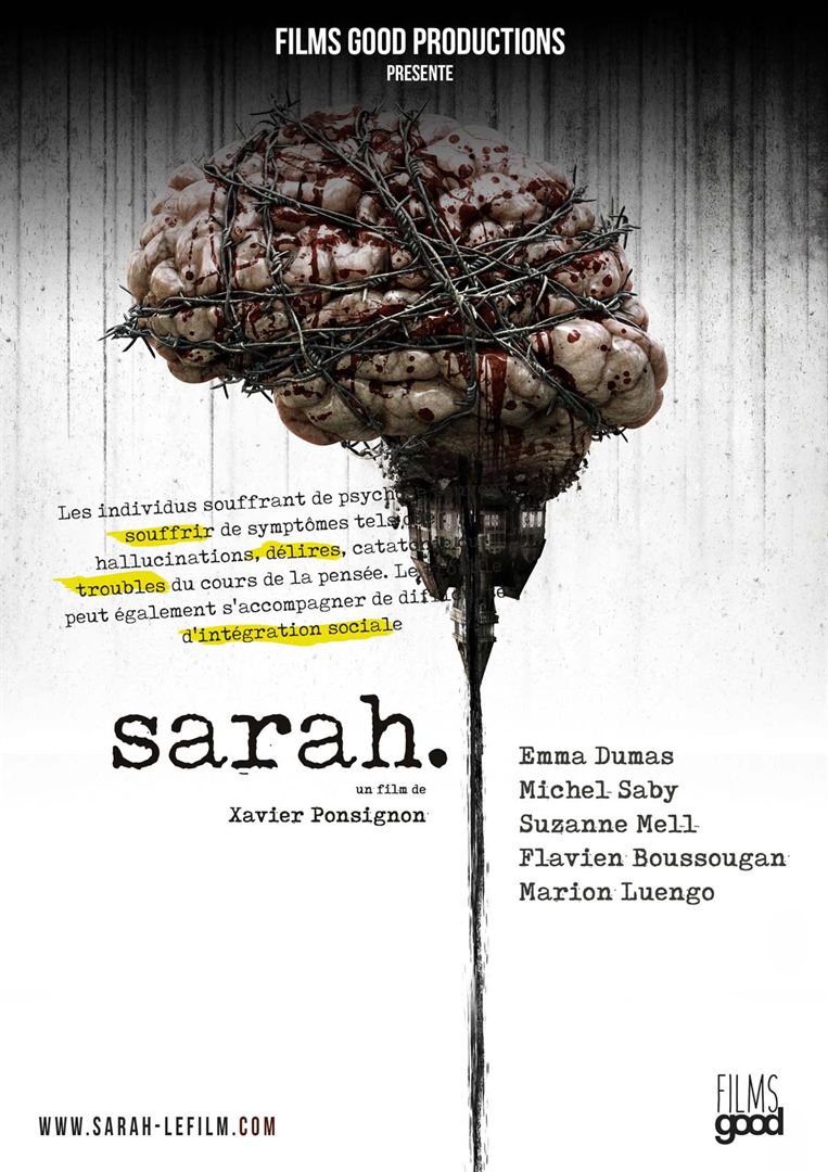 Affiche du court métrage Sarah. (2017) de Xavier Ponsignon Affiche du court métrage Sarah. (2017) de Xavier Ponsignon. Voir Sarah. en streaming / torrent sur meilleurs-films.fr