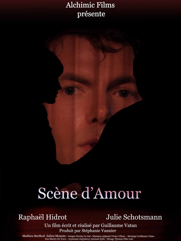 Affiche du court métrage Scène d’amour (2011) de Guillaume Vatan. Voir Scène d’amour en streaming / torrent sur meilleurs-films.fr