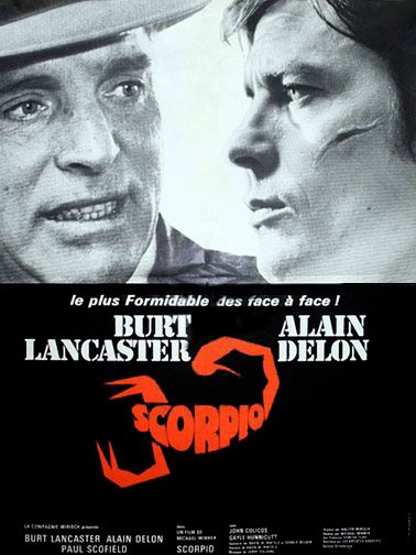 Affiche du film Scorpio () de Burt Lancaster. Voir Scorpio en streaming / torrent sur meilleurs-films.fr