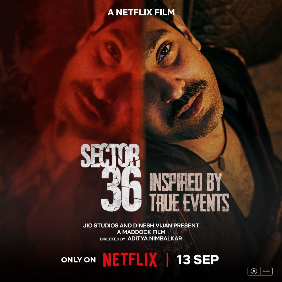 Affiche du film Secteur 36 (2024) de Aditya Nimbalkar. Voir Secteur 36 en streaming / torrent sur meilleurs-films.fr