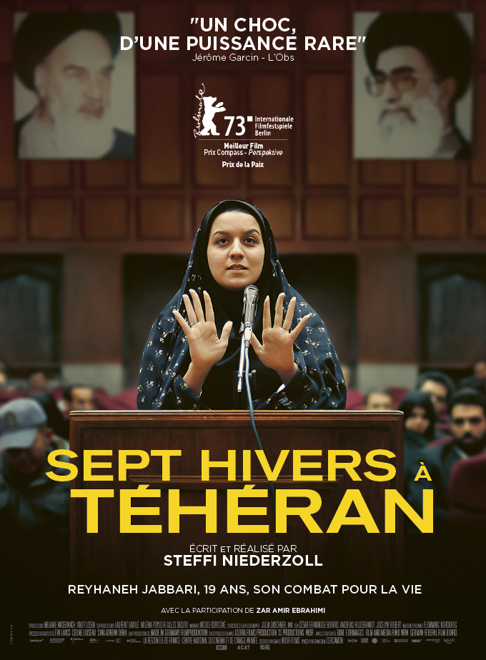 Affiche du film Sept hivers à Téhéran (2023) de Steffi Niederzoll. Voir Sept hivers à Téhéran en streaming / torrent sur meilleurs-films.fr