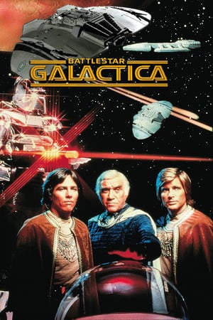 Affiche de la série Battlestar Galactica (1978) de Glen A. Larson. Voir Battlestar Galactica en streaming / torrent sur meilleurs-films.fr