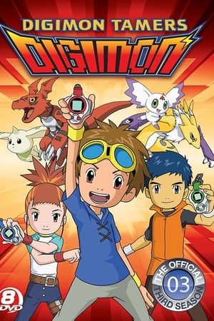 Affiche de la série Digimon Tamers (2001) de Affiche de la série Digimon Tamers (2001) de . Voir Digimon Tamers en streaming / torrent sur meilleurs-films.fr
