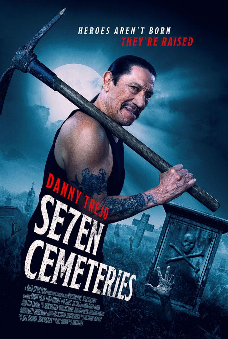 Affiche du film Seven Cemeteries (2024) de John Gulager. Voir Seven Cemeteries en streaming / torrent sur meilleurs-films.fr