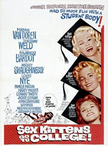 Affiche du film Sex Kittens Go to College (1960) de Albert Zugsmith. Voir Sex Kittens Go to College en streaming / torrent sur meilleurs-films.fr