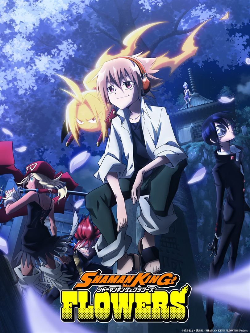 Affiche de la série Shaman King Flowers (2024) de . Voir Shaman King Flowers en streaming / torrent sur meilleurs-films.fr