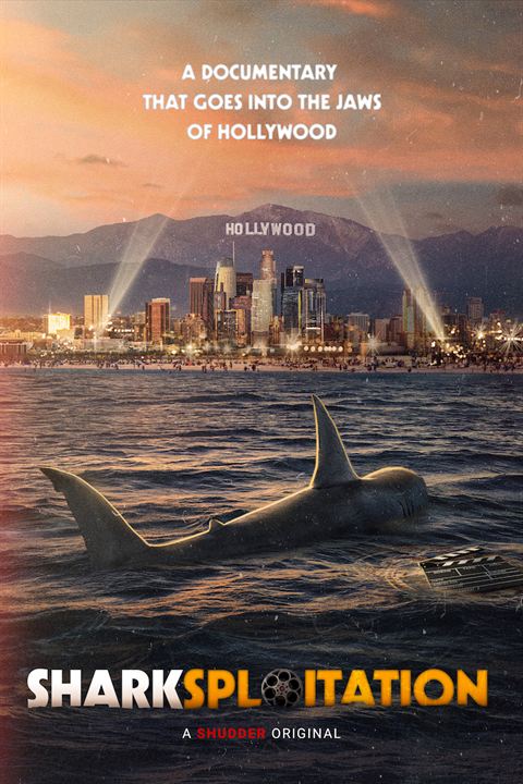 Affiche du film Sharksploitation (2023) de Stephen Scarlata. Voir Sharksploitation en streaming / torrent sur meilleurs-films.fr