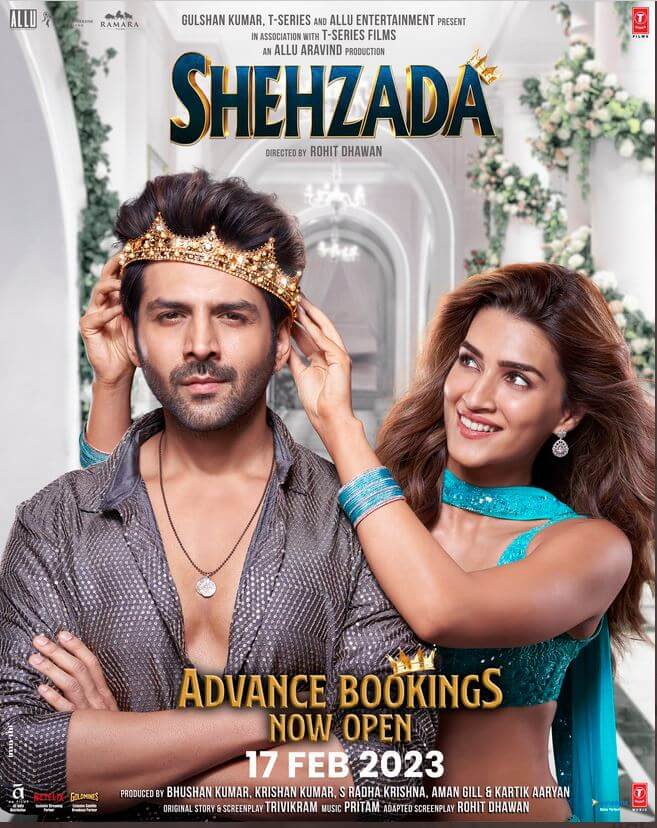Affiche du film Shehzada (2023) de Rohit Dhawan. Voir Shehzada en streaming / torrent sur meilleurs-films.fr