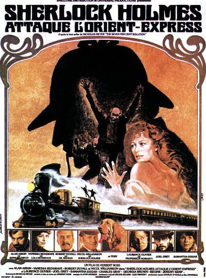 Affiche du film Sherlock Holmes attaque l’Orient Express (1976) de Herbert Ross Affiche du film Sherlock Holmes attaque l’Orient Express (1976) de Herbert Ross. Voir Sherlock Holmes attaque l’Orient Express en streaming / torrent sur meilleurs-films.fr