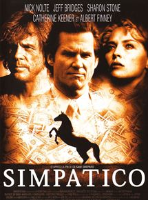 Affiche du film Simpatico (1999) de Matthew Warchus. Voir Simpatico en streaming / torrent sur meilleurs-films.fr