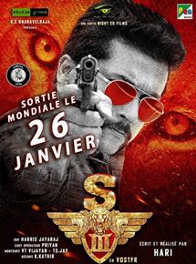 Affiche du film Singam 3 (2017) de Hari. Voir Singam 3 en streaming / torrent sur meilleurs-films.fr