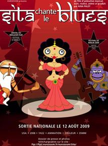 Affiche du film Sita chante le blues (2008) de Nina Paley. Voir Sita chante le blues en streaming / torrent sur meilleurs-films.fr