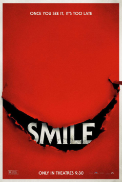 Affiche du film Smile (2022) de Parker Finn.