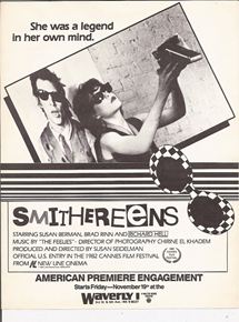 Affiche du film Smithereens (1982) de Susan Seidelman. Voir Smithereens en streaming / torrent sur meilleurs-films.fr