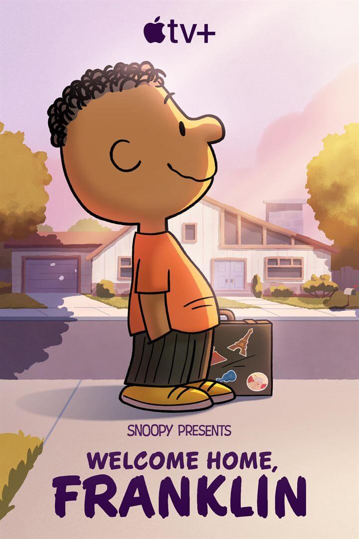 Affiche du court métrage Snoopy présente : Bienvenue à la maison, Franklin (2024) de Raymond S. Persi. Voir Snoopy présente : Bienvenue à la maison, Franklin en streaming / torrent sur meilleurs-films.fr