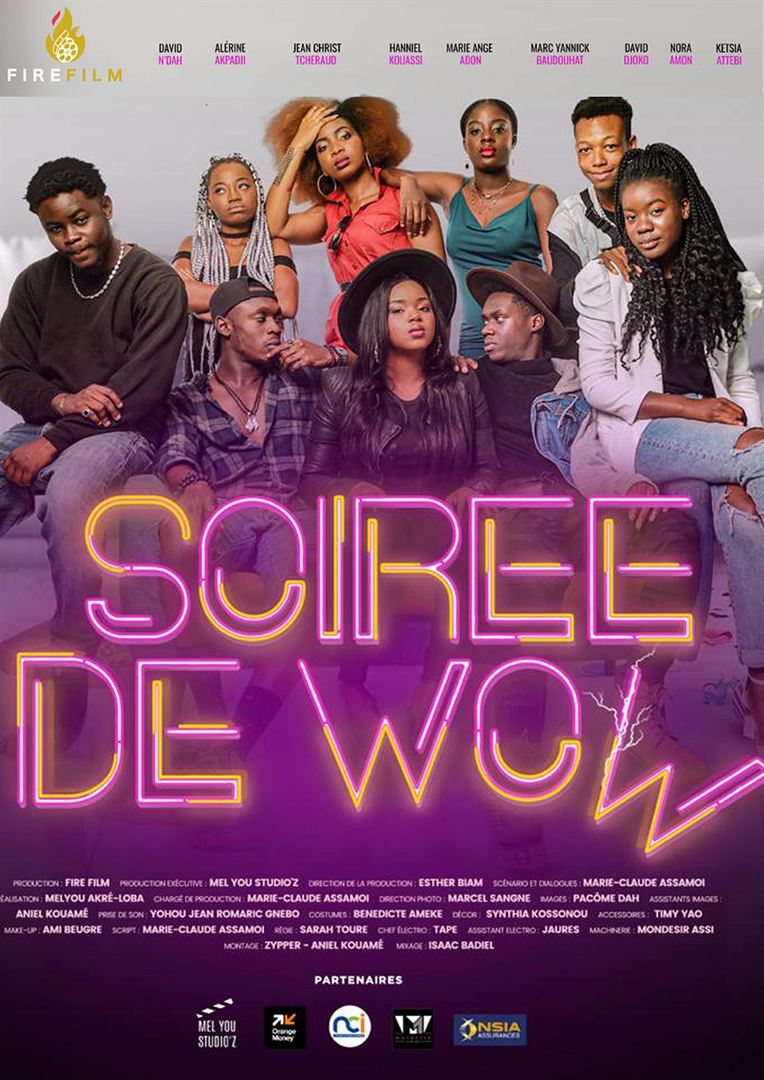 Affiche du film Soirée de Wow (2022) de Melyou Akré Loba. Voir Soirée de Wow en streaming / torrent sur meilleurs-films.fr