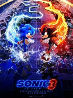 Affiche du film Sonic 3 (2024) de Jeff Fowler.