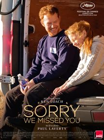 Affiche du film Sorry We Missed You (2018) de Ken Loach. Voir Sorry We Missed You en streaming / torrent sur meilleurs-films.fr