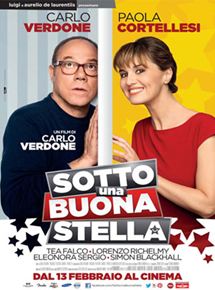 Affiche du film Sotto una buona stella (2014) de Carlo Verdone. Voir Sotto una buona stella en streaming / torrent sur meilleurs-films.fr