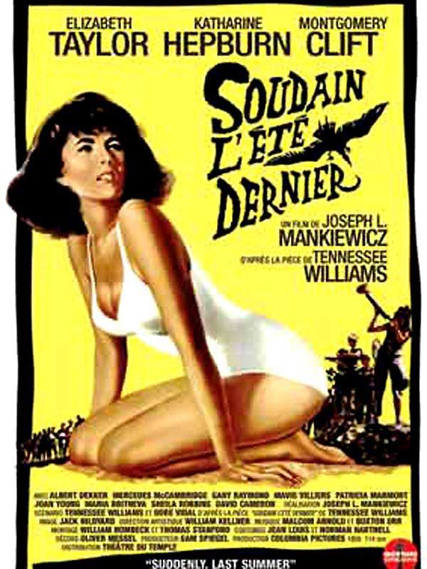 Affiche du film Soudain l’été dernier (1959) de Joseph L. Mankiewicz. Voir Soudain l’été dernier en streaming / torrent sur meilleurs-films.fr