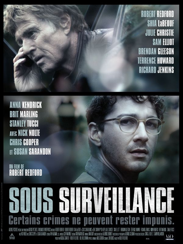 Affiche du film Sous surveillance (2012) de Robert Redford Affiche du film Sous surveillance (2012) de Robert Redford. Voir Sous surveillance en streaming / torrent sur meilleurs-films.fr