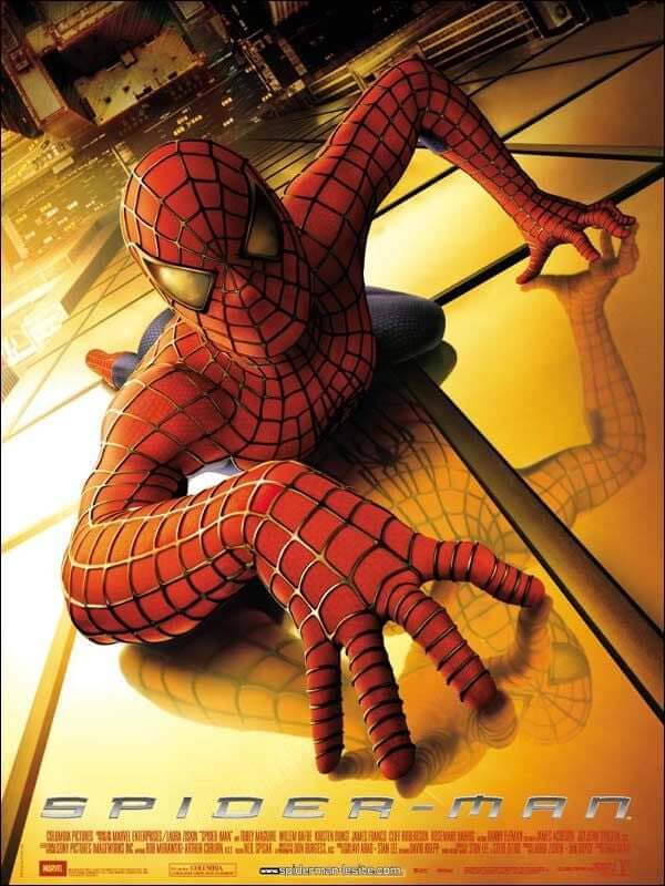 Affiche du film Spider-Man (2002) de Sam Raimi.