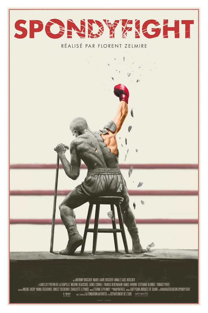 Affiche du film Spondyfight (2024) de Florent Zelmire. Voir Spondyfight en streaming / torrent sur meilleurs-films.fr