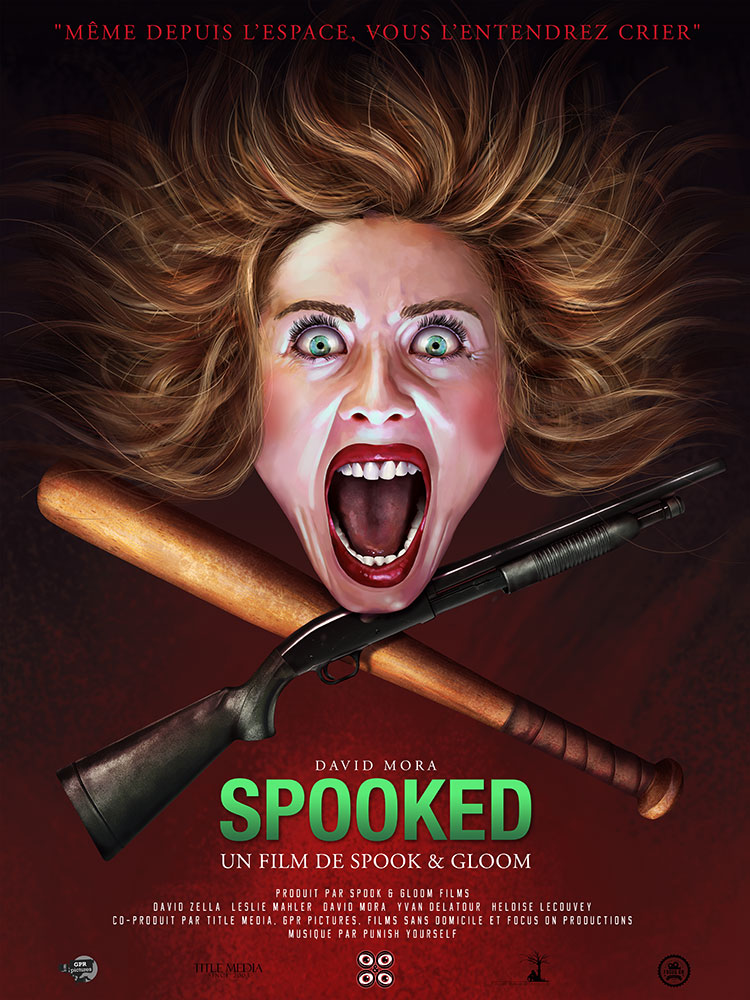 Affiche du court métrage Spooked (2016) de Emmanuelle Guth. Voir Spooked en streaming / torrent sur meilleurs-films.fr