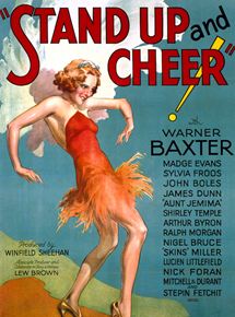 Affiche du film Stand Up and Cheer ! (1934) de Hamilton MacFadden. Voir Stand Up and Cheer ! en streaming / torrent sur meilleurs-films.fr