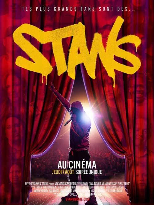 Affiche du film Stans (Eminem & His Biggest Fans) (2025) de Steven Leckart. Voir Stans (Eminem & His Biggest Fans) en streaming / torrent sur meilleurs-films.fr
