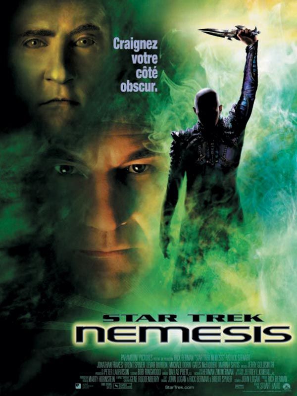 Affiche du film Star Trek: Nemesis (2002) de Stuart Baird. Voir Star Trek: Nemesis en streaming / torrent sur meilleurs-films.fr