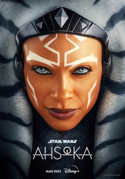 Affiche de la série Star Wars: Ahsoka (2023) de Dave Filoni & Jon Favreau.
