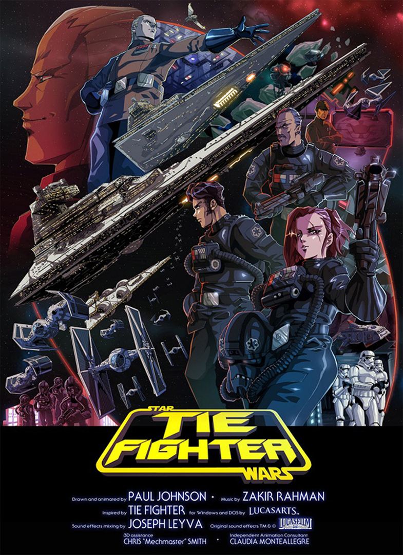 Affiche du court métrage Star Wars: TIE Fighter (2015) de Paul Johnson (II). Voir Star Wars: TIE Fighter en streaming / torrent sur meilleurs-films.fr