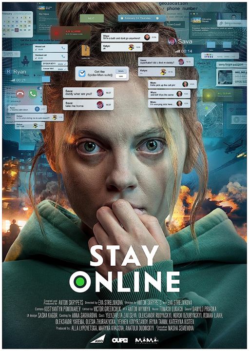 Affiche du film Stay Online (2023) de Eva Strelnikova Affiche du film Stay Online (2023) de Eva Strelnikova. Voir Stay Online en streaming / torrent sur meilleurs-films.fr