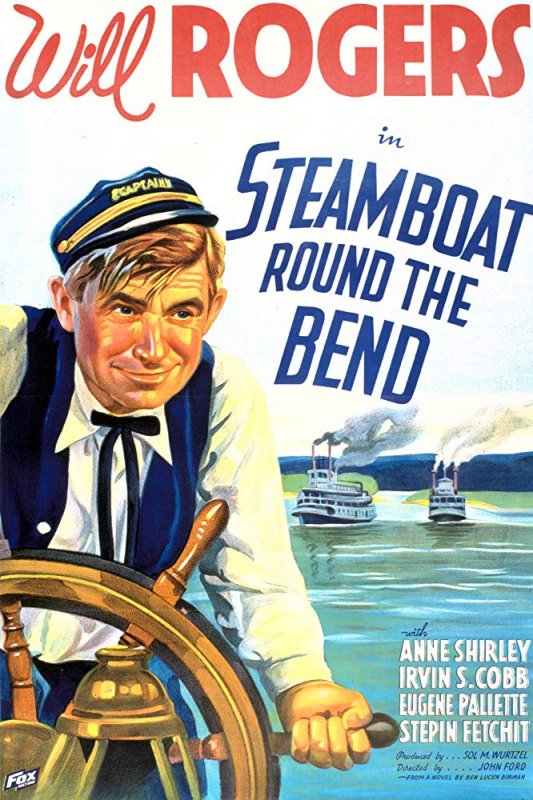 Affiche du film Steamboat round the bend (1935) de John Ford. Voir Steamboat round the bend en streaming / torrent sur meilleurs-films.fr
