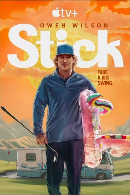 Affiche de la série Stick (2025) de Jason Keller. Voir Stick en streaming / torrent sur meilleurs-films.fr