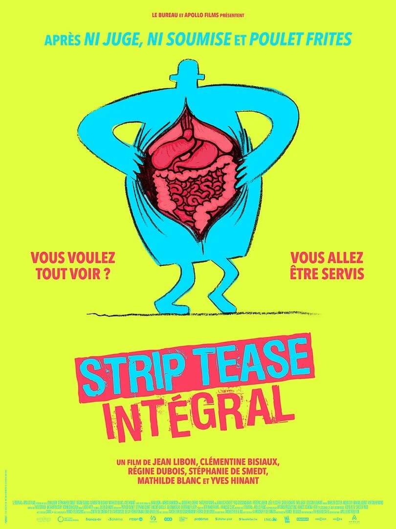 Affiche du film Striptease intégral (2025) de Clémentine Bisiaux. Voir Striptease intégral en streaming / torrent sur meilleurs-films.fr