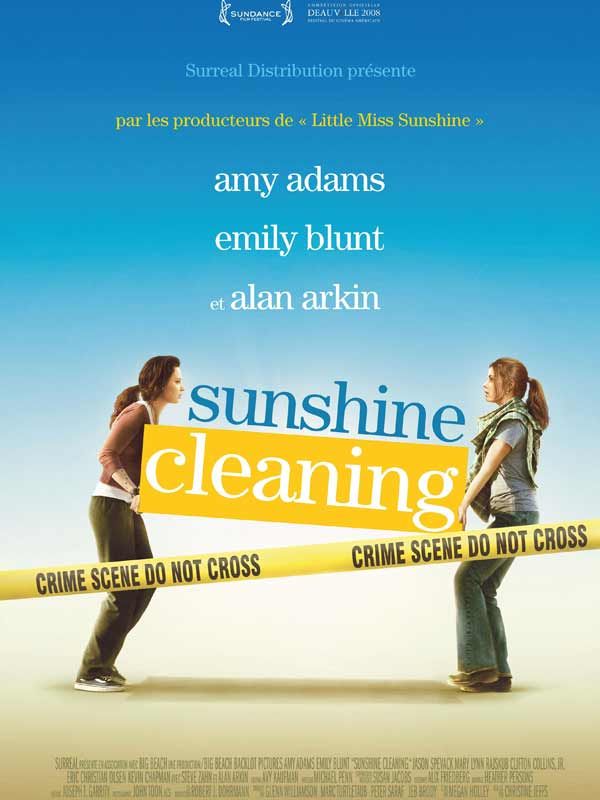 Affiche du film Sunshine Cleaning (2008) de Christine Jeffs. Voir Sunshine Cleaning en streaming / torrent sur meilleurs-films.fr