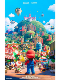 Affiche du film Super Mario Bros. Le Film (2023) de Aaron Horvath & Michael Jelenic.