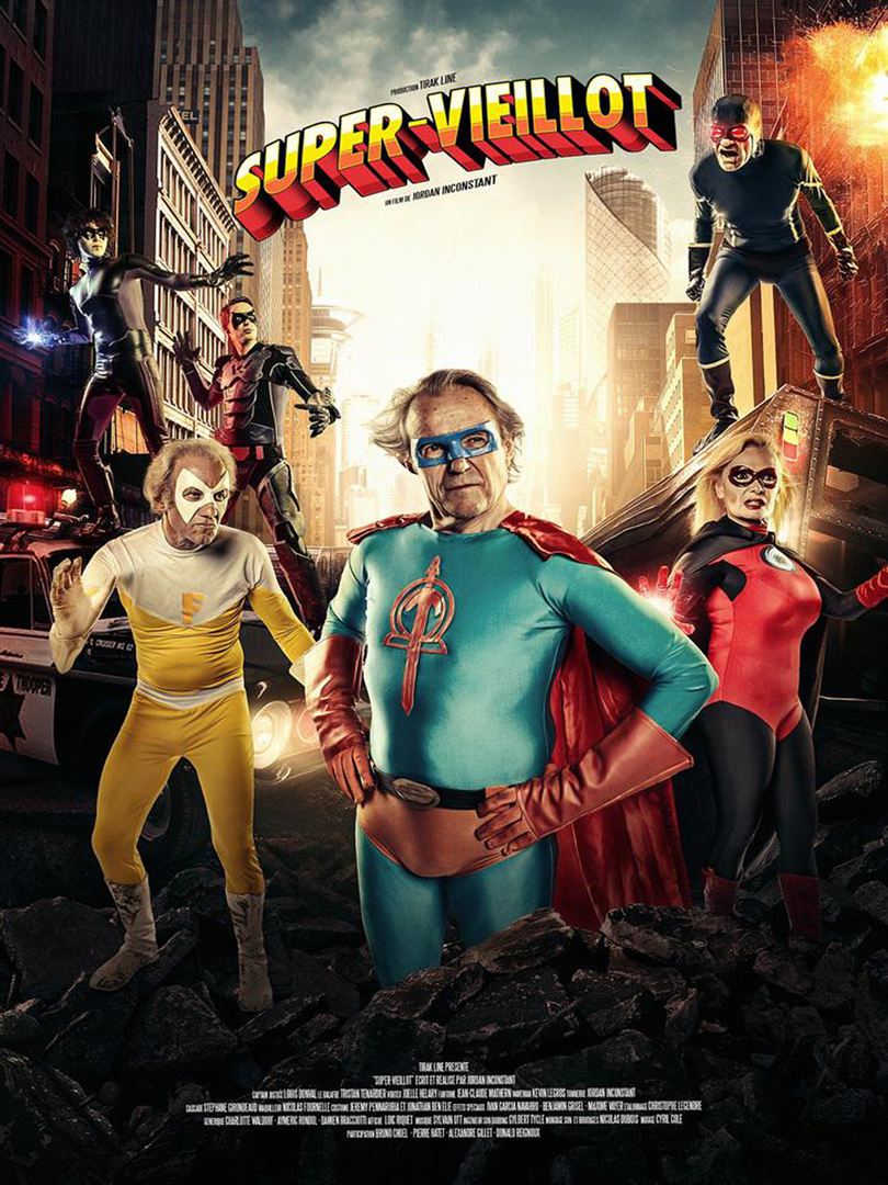 Affiche du court métrage Super-Vieillot (2017) de Jordan Inconstant. Voir Super-Vieillot en streaming / torrent sur meilleurs-films.fr