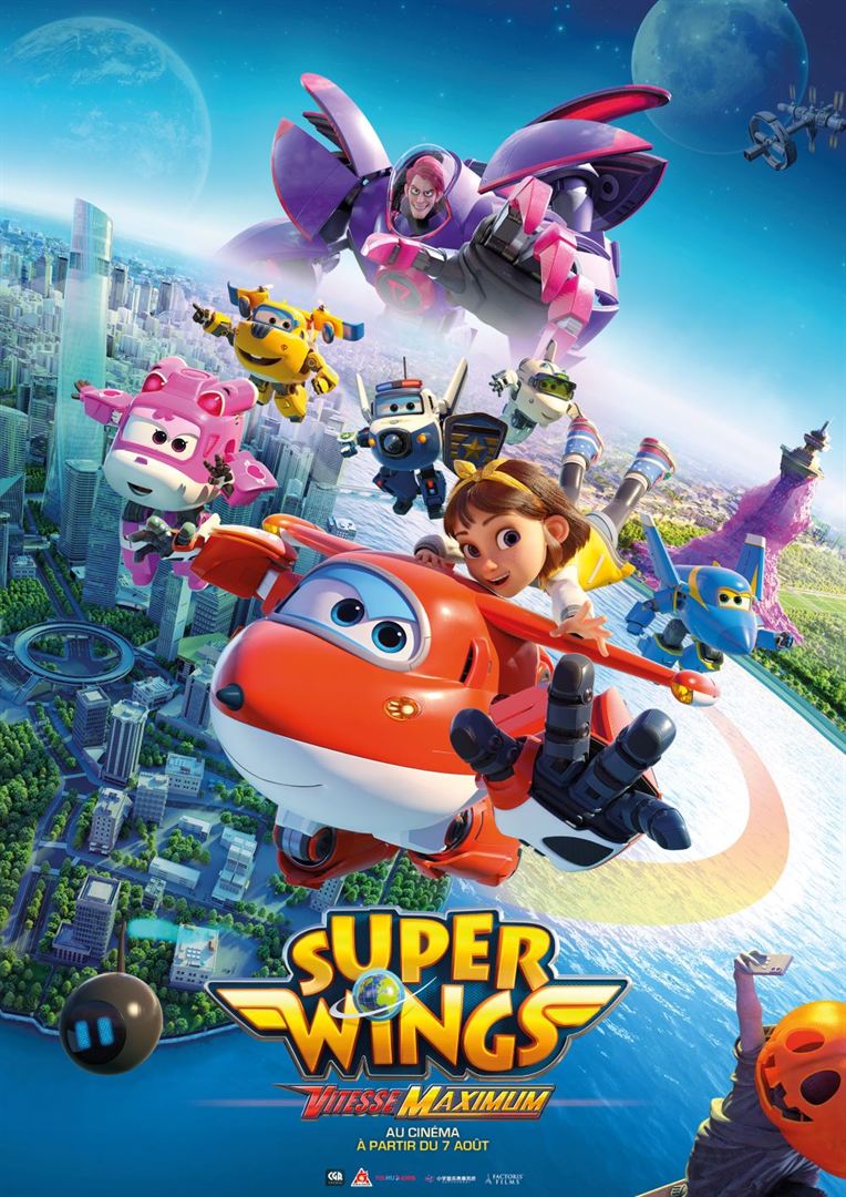 Affiche du film Super Wings : Vitesse maximum (2023) de Cai Dongqing. Voir Super Wings : Vitesse maximum en streaming / torrent sur meilleurs-films.fr