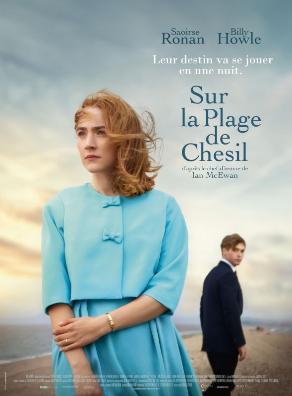 Affiche du film Sur la plage de Chesil (2017) de Dominic Cooke. Voir Sur la plage de Chesil en streaming / torrent sur meilleurs-films.fr