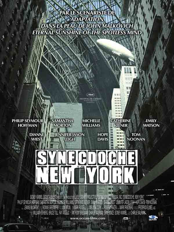 Affiche du film Synecdoche, New York (2008) de Charlie Kaufman. Voir Synecdoche, New York en streaming / torrent sur meilleurs-films.fr